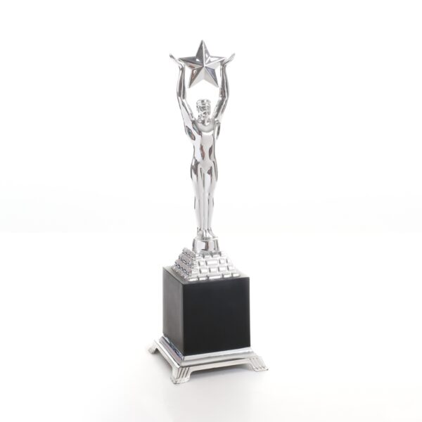 Silver Star Achiever Trophy - Image 2