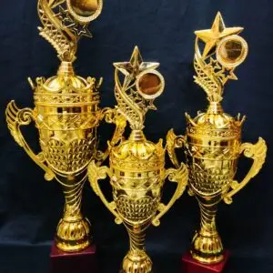 Golden Trophy Cup – ABS Plastic – 18, 20, 24 Inches | Premium Award Cup